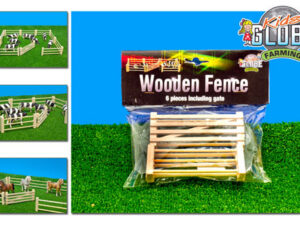 Hölzerner Zaun mit Gatter6-teilig