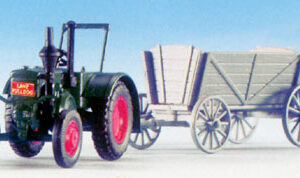 SonderangebotRestpostenLanz mit Mistleiterwagen (Bausatz)( alter Preis 24-95 € )