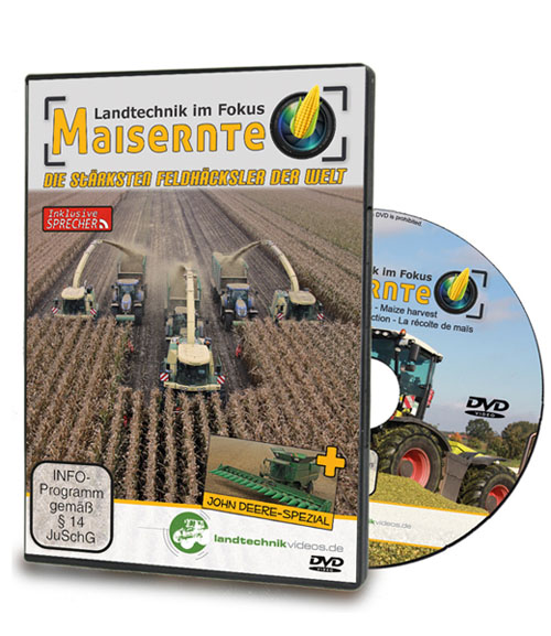 Landtechnik im Fokus - MAISERNTE -mit farbiger BroschüreDVD / Hauptfilm 75 Minuten