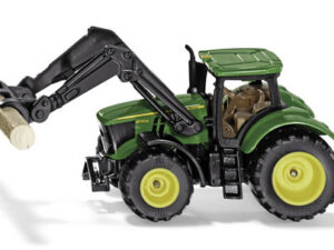John Deere mit Baumstammgreifer