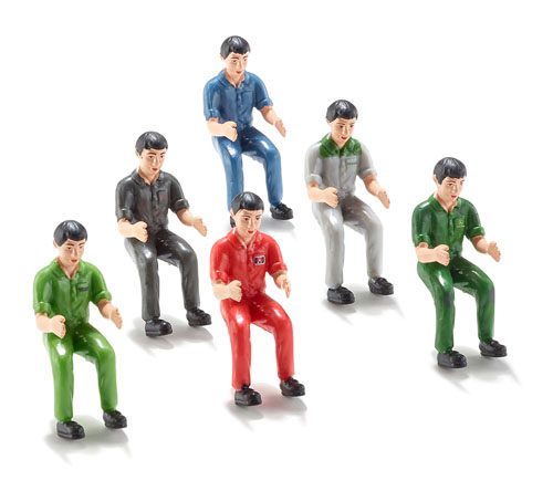 Zubehörset Traktorfahrer 6 Stück in verschieden Farben( kein genauer Liefertermin bekannt )