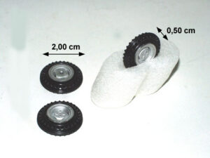 Reifen 2-00 cm x 0-50 cm Ackerschlepperprofil Front mit Felge