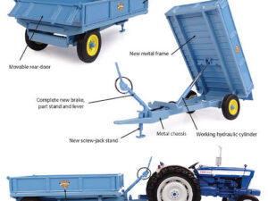 Weeks " Popular "3.5 Tonnen Einachs Hydraulik Anhänger