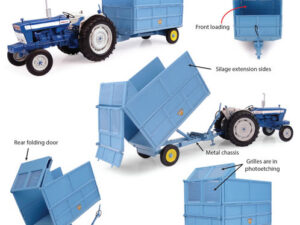 Anhänger Weeks mit Silage Aufsteckbordwände