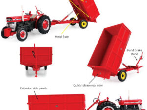 Massey Ferguson MF21 mit Aufsteckbordwand