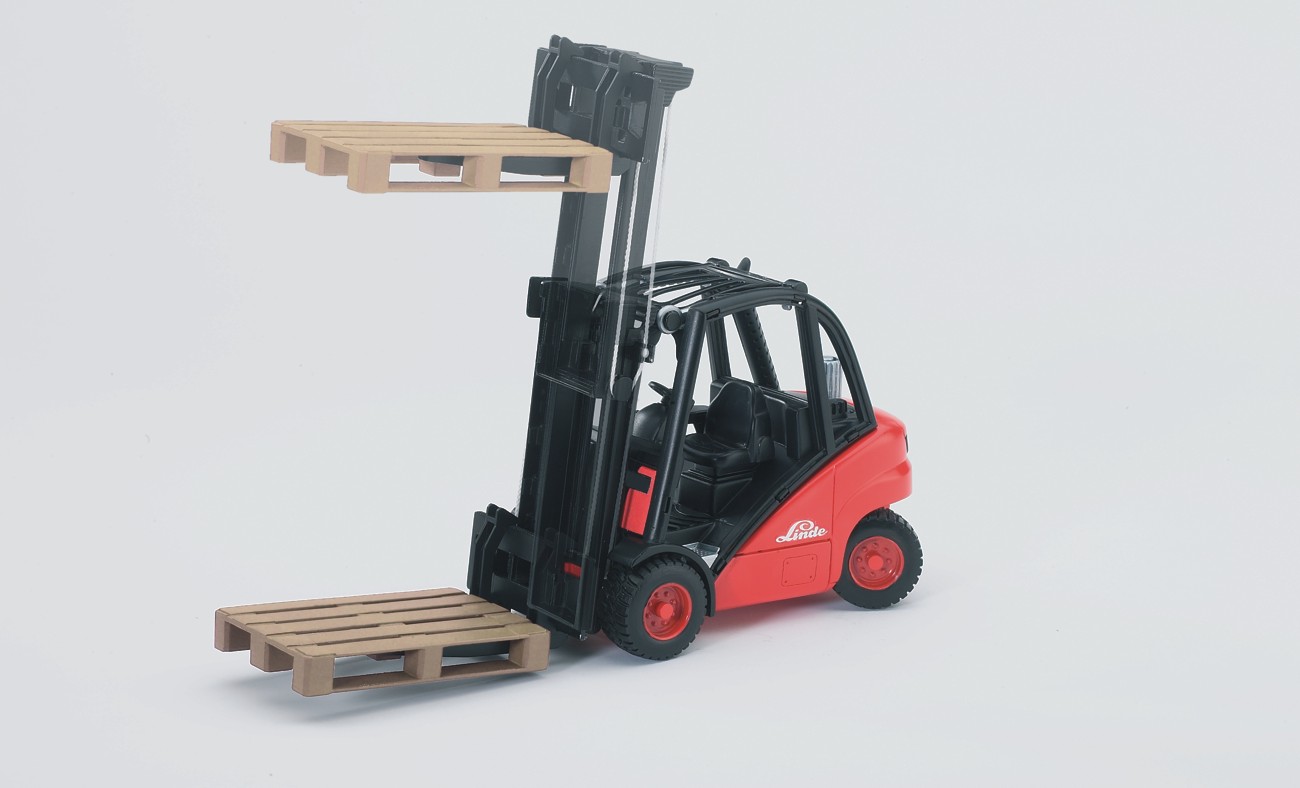 Linde Gabelstapler H30D mit Anhängekupplung und 2 Palette – Bild 2