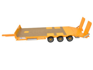 Kane -Flachbettanhänger gelb